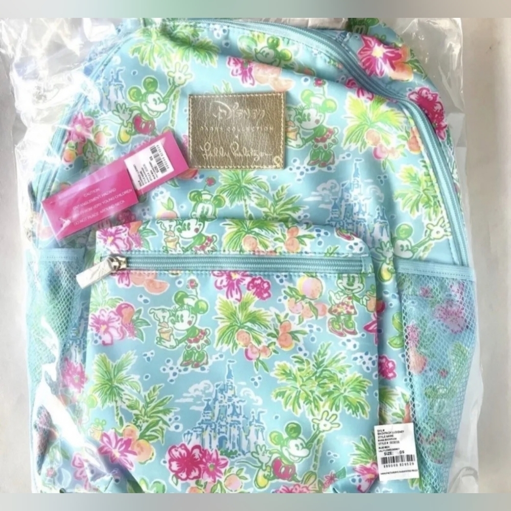 Lilly Pulitzer Bahia Backpack in Lilly Loves Disney - Picture 3 of 7